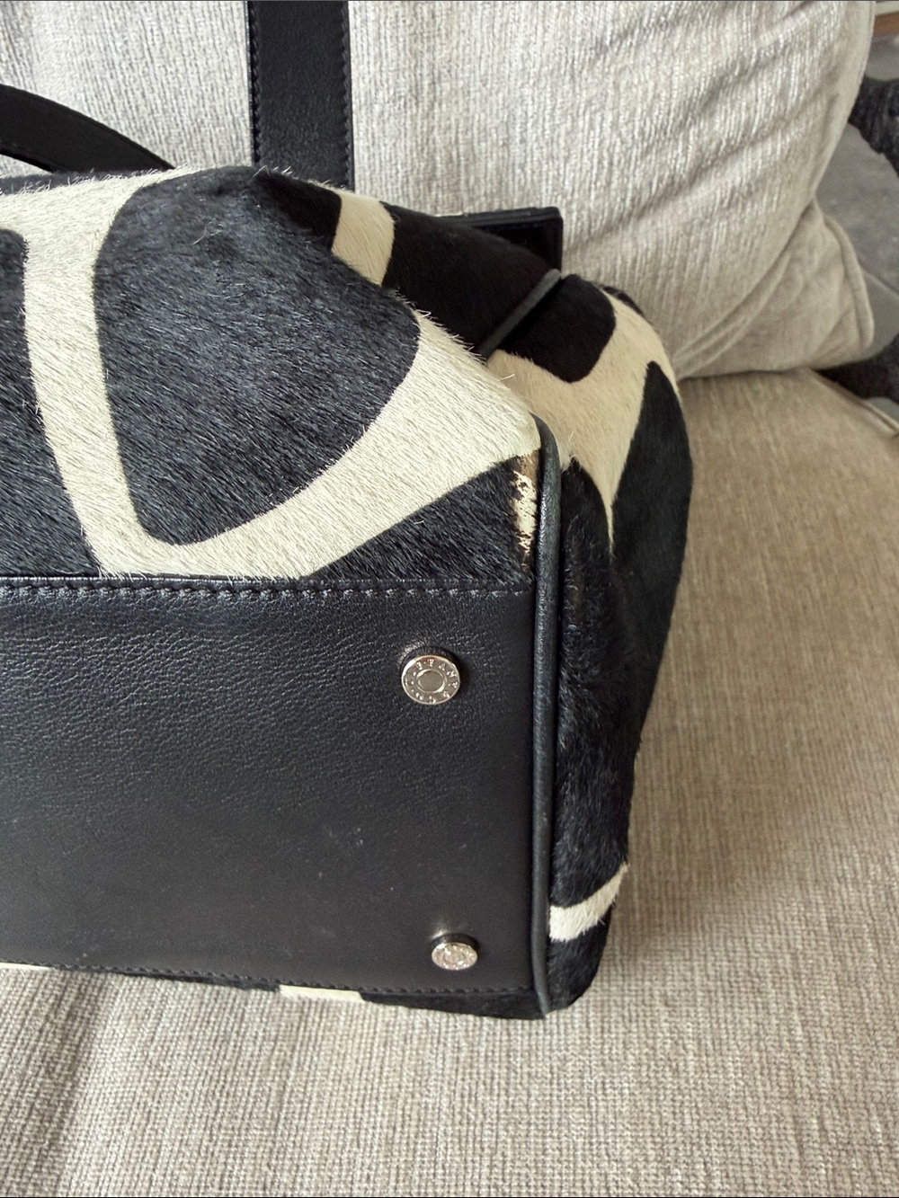 Tiffany & Co. Black and White Ponyhair Shoulder Bag - Picture 9 of 15